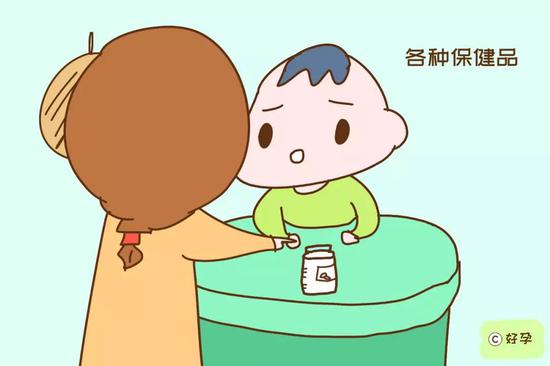 给宝宝吃的各种保健品、营养品