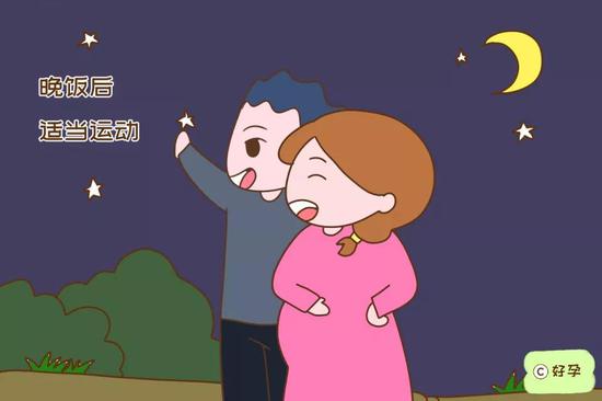 晚饭后适当运动