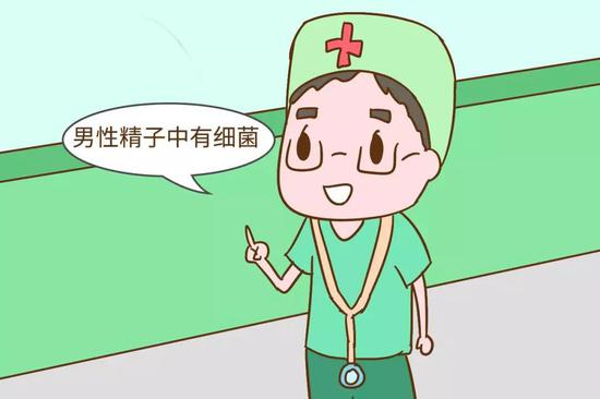 男性精子中有细菌