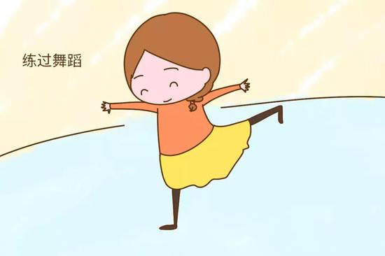 曾经练过舞蹈的孕妈